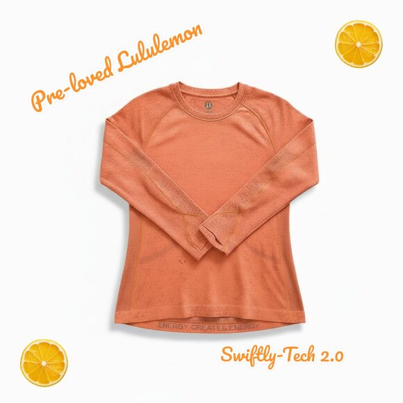 🔥 Pre-Loved Lululemon Swiftly Tech Long Sleeve Shirt 2.0 - Picture 2 of 3